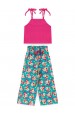 Conjunto Infantil Feminino Alça Florido