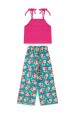 Conjunto Infantil Feminino Alça Florido