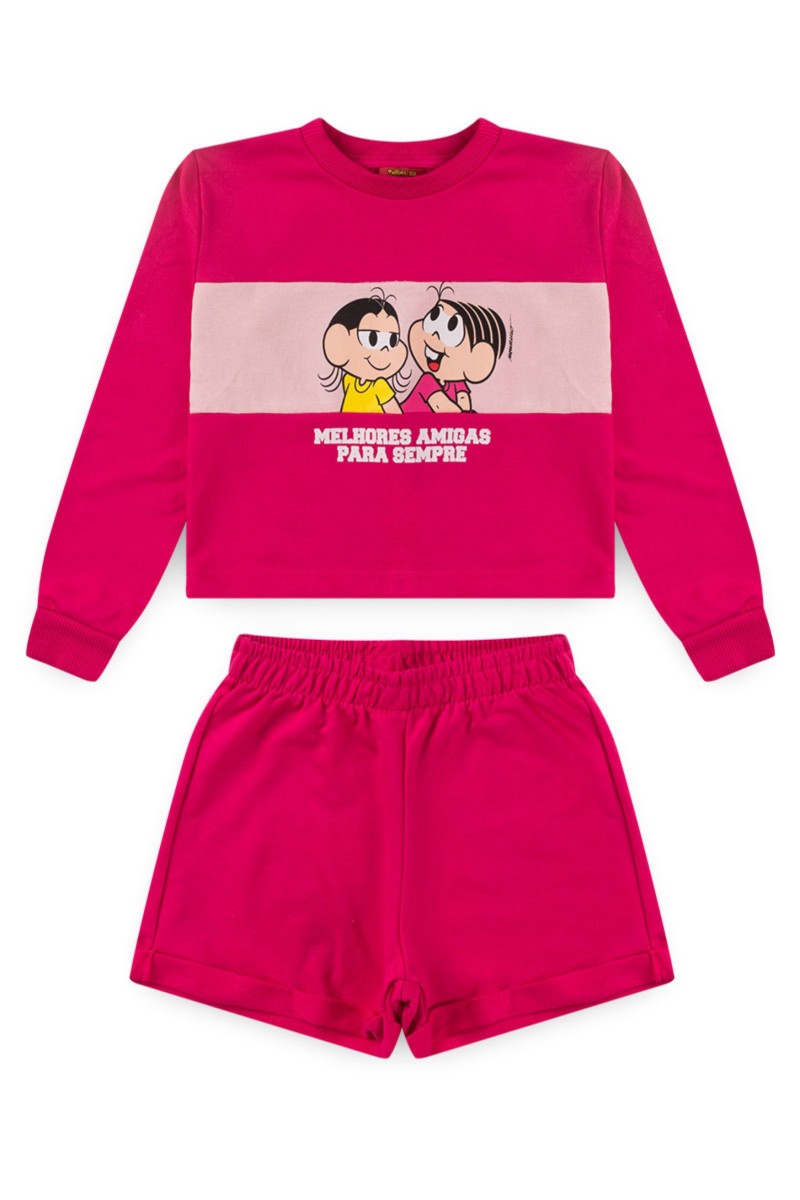 Conjunto Feminino Infantil Melhores Amigas para Sempre - Turma da ...