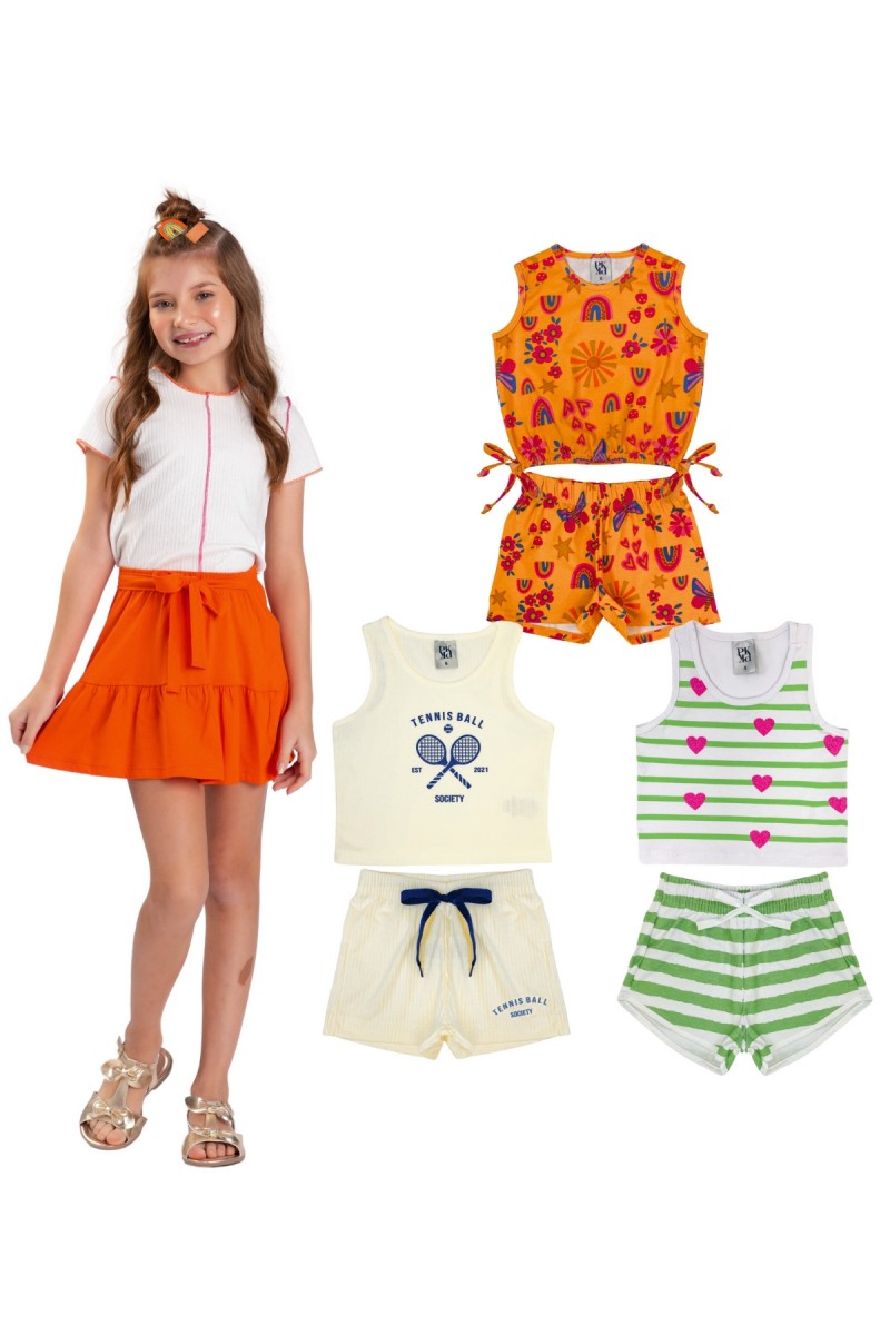 Roupas infanto juvenil fashion feminino