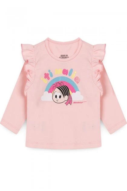 Blusa Feminina Infantil Mônica Iti Malia - Turma da Mônica