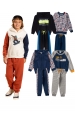 Kit Sortido 8 Peças de Roupas Infantis Masculino Inverno - 4 Casacos + 4 Calças