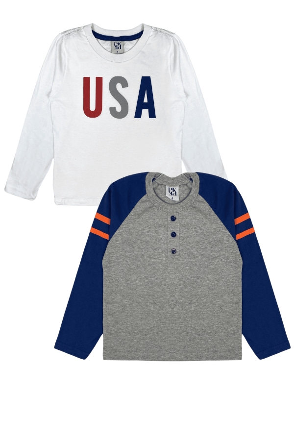 Combo Blusas Masculinas Infantis Basic