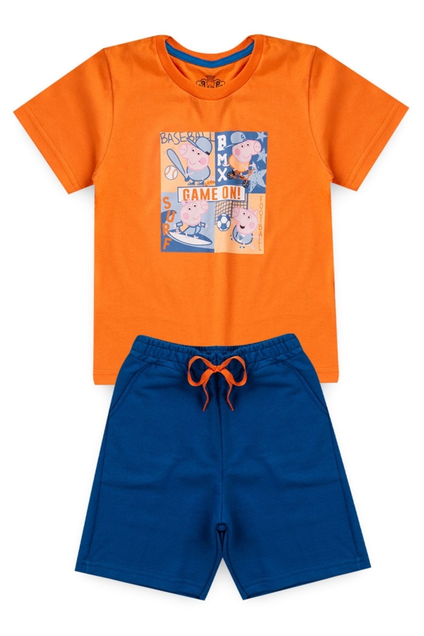 Conjunto Masculino Infantil Game On - Peppa Pig