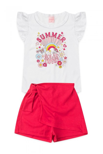 Conjunto Infantil Feminino Summer Solar