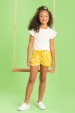 Conjunto Infantil Feminino Patch Margarida