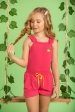 Conjunto Infantil Feminino Babados Limãozinho