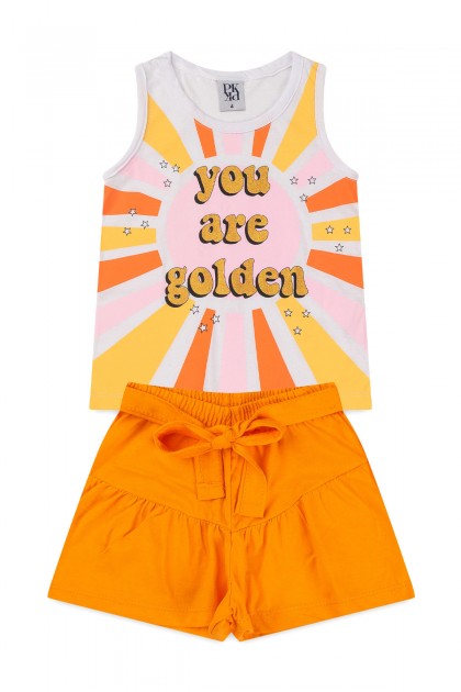 Conjunto Infantil Feminino You Are Golden