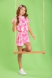 Conjunto Infantil Feminino Super Girl Tie Dye