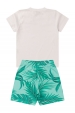 Conjunto Infantil Masculino Botões Floral