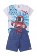 Conjunto Masculino Infantil Nave Espacial