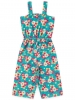 Macaquinho Feminino Infantil Flores Tropicais