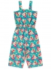 Macaquinho Feminino Infantil Flores Tropicais