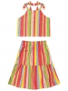 Conjunto Infantil Feminino Listras Pontilhadas