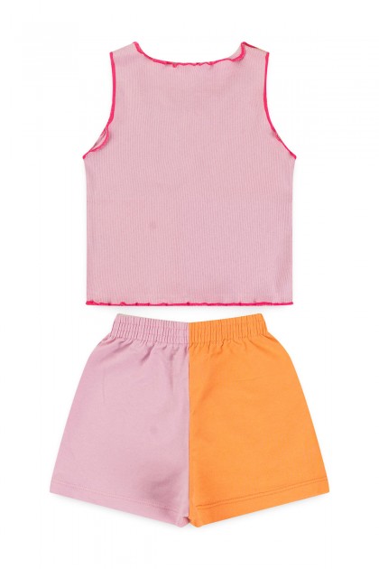 Conjunto Infantil Feminino Contraste Costura