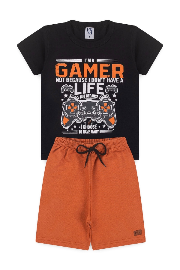 Conjunto Masculino Infantil Sou Um Jogador