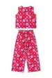 Conjunto Infantil Feminino Estilo Floral