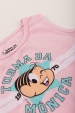 Conjunto Feminino Infantil Super Estrela - Turma da Mônica