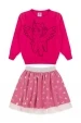 Conjunto Feminino Infantil Corações Encantados - My Little Pony