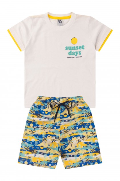 Conjunto Infantil Masculino Pôr do Sol