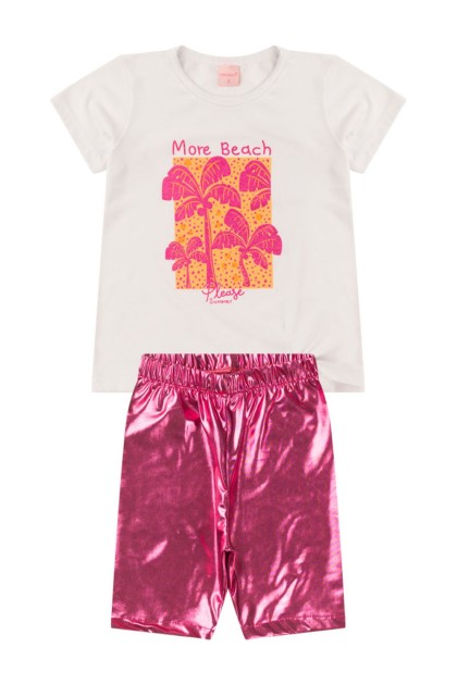 Conjunto Infantil Feminino Mais Praia