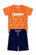 Conjunto Masculino Laranja Roar Some