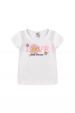 Conjunto Feminino Infantil Flores e Amores