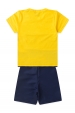 Conjunto Infantil Masculino Cores e Bolso