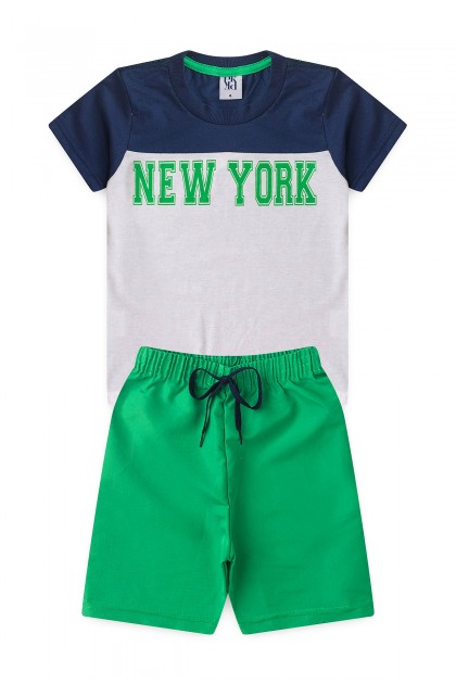 Conjunto Infantil Masculino Cidade Nova Iorque