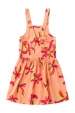 Vestido Infantil Feminino Coqueiros Tropicais