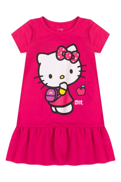 Vestido Feminino Infantil - Hello Kitty