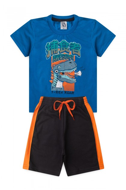 Conjunto Infantil Masculino Coff Coff T-Rex