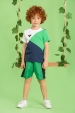 Conjunto Infantil Masculino Patch Tricolor