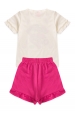 Conjunto Feminino Infantil Razões para Sorrir