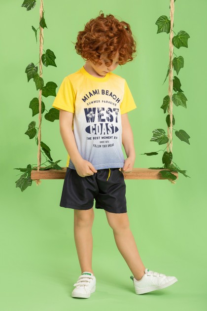 Conjunto Infantil Masculino Paraíso Tropical