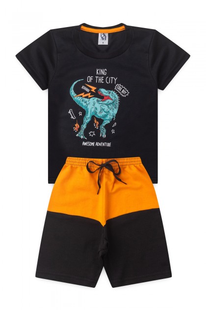 Conjunto Infantil Masculino Rei da Cidade