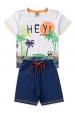 Conjunto Masculino Infantil Hey!