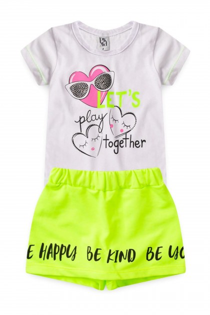 Conjunto Feminino Infantil Lets