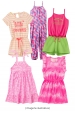 Kit Sortido Vestidos e Macaquinhos Infantis Feminino Verão - 5 Peças