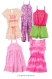Kit Sortido Vestidos e Macaquinhos Infantis Feminino Verão - 5 Peças