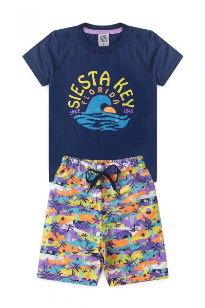 Conjunto Infantil Masculino Ilha da Flórida