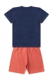 Conjunto Infantil Masculino Tricolor Waffle