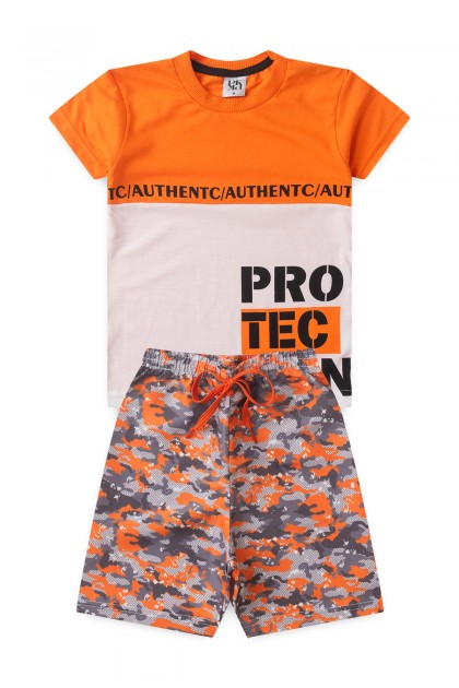 Conjunto Infantil Masculino Camuflado Autêntico