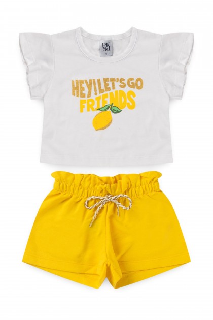 Conjunto Infantil Feminino Let´s Go Friends