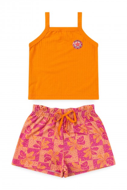 Conjunto Infantil Feminino Summer Vibes