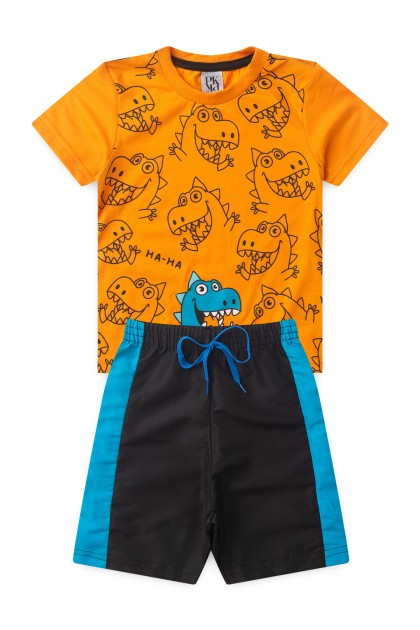 Conjunto Infantil Masculino Pequeno Dino