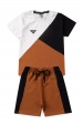 Conjunto Masculino Infantil Pk Tricolor