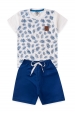 Conjunto Masculino Infantil Folhas