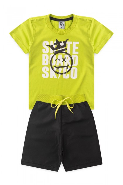 Conjunto Infantil Masculino Prancha de Skate