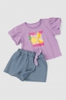 Conjunto Feminino Infantil Vitaminas